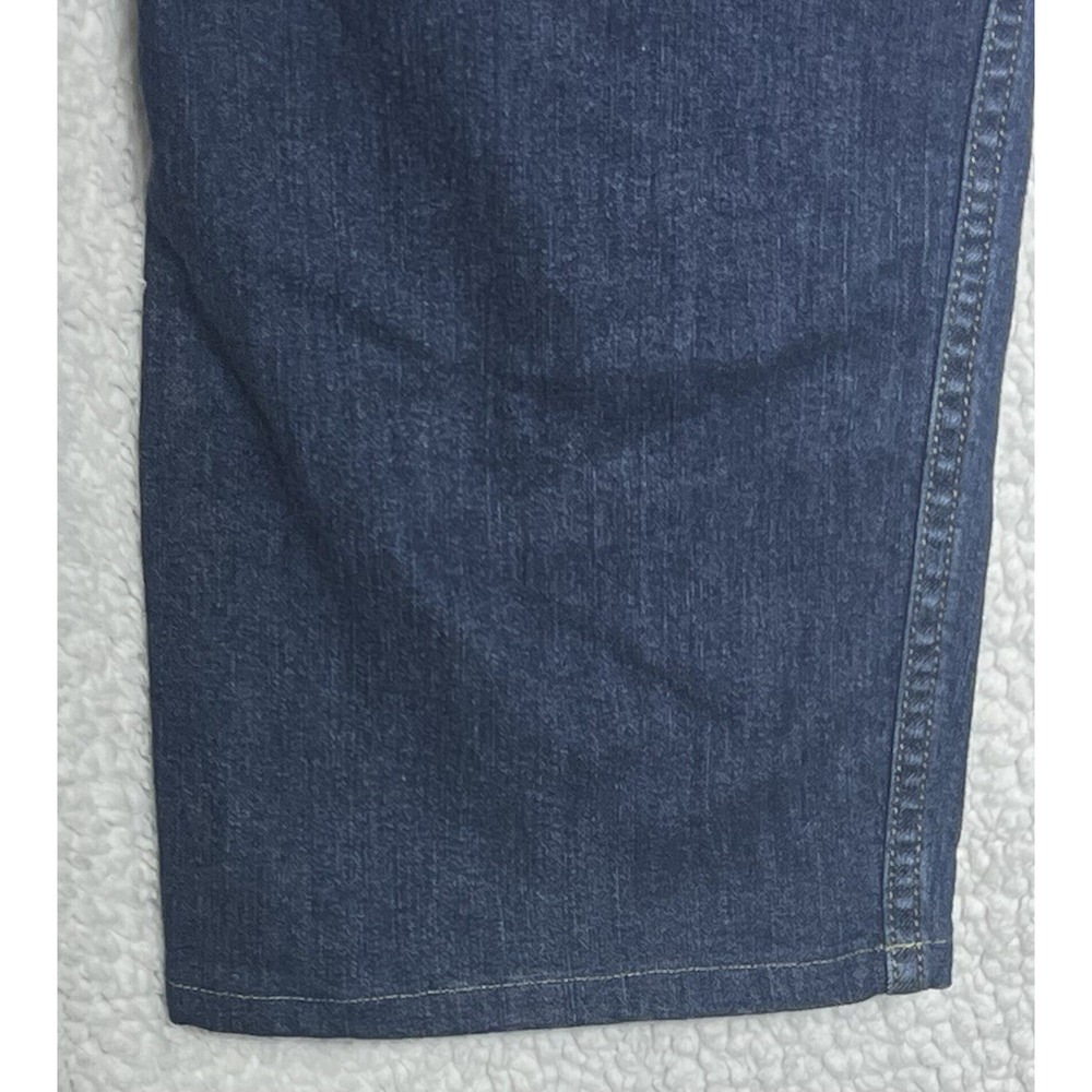 Levi's 505 Jeans Mens 40x30 Blue Regular Fit Straight Leg Dark Wash Denim (READ) - Picture 6 of 11